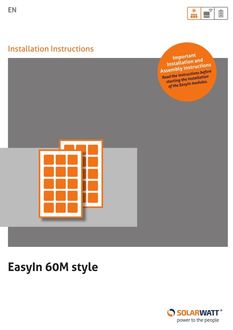 solarwatt EasyIn 60M Series installation instructions