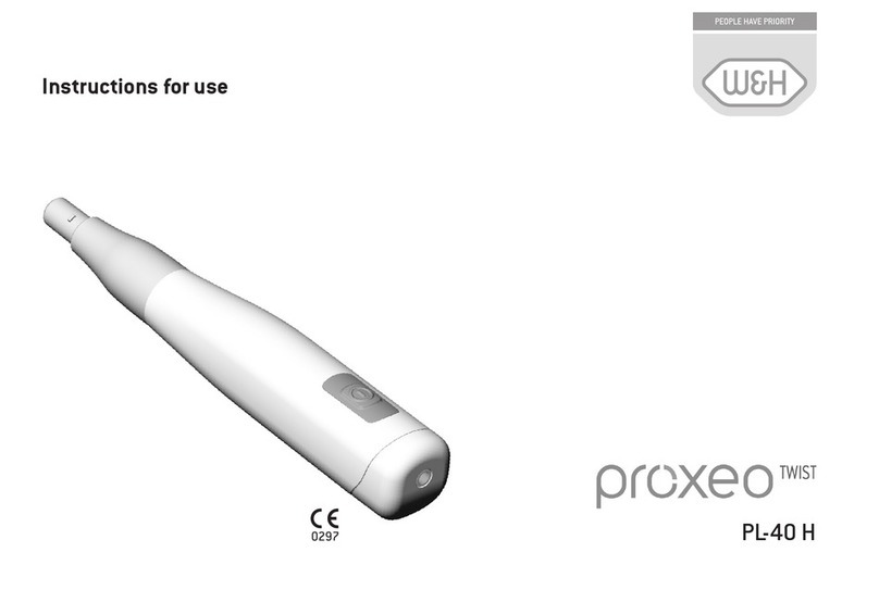 W&H proxeo TWIST PL-40 H Instructions for use