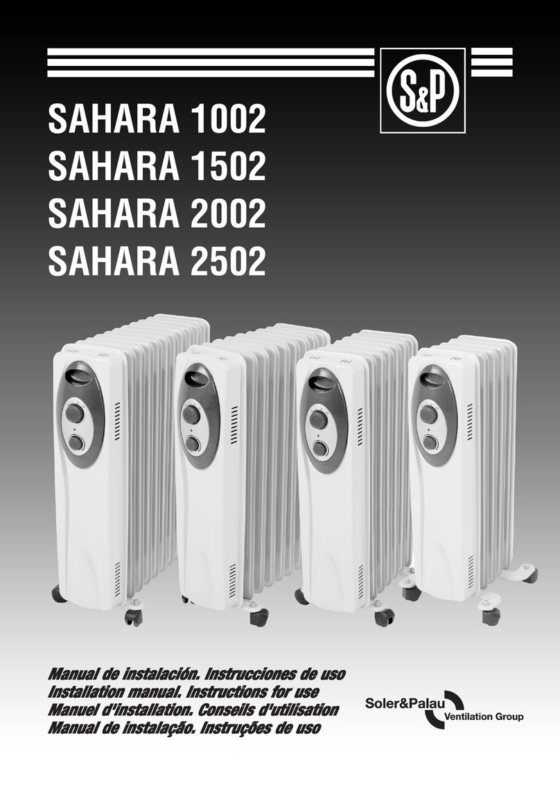 Soler & Palau SAHARA Series Installation instructions manual