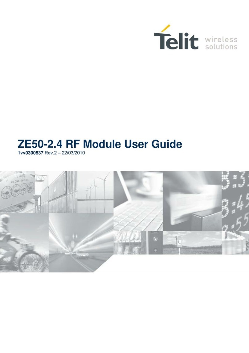 Telit Wireless Solutions ZE50-2.4 User manual