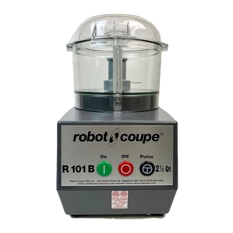 Robot Coupe R100 User manual Robot Coupe R100 User manual