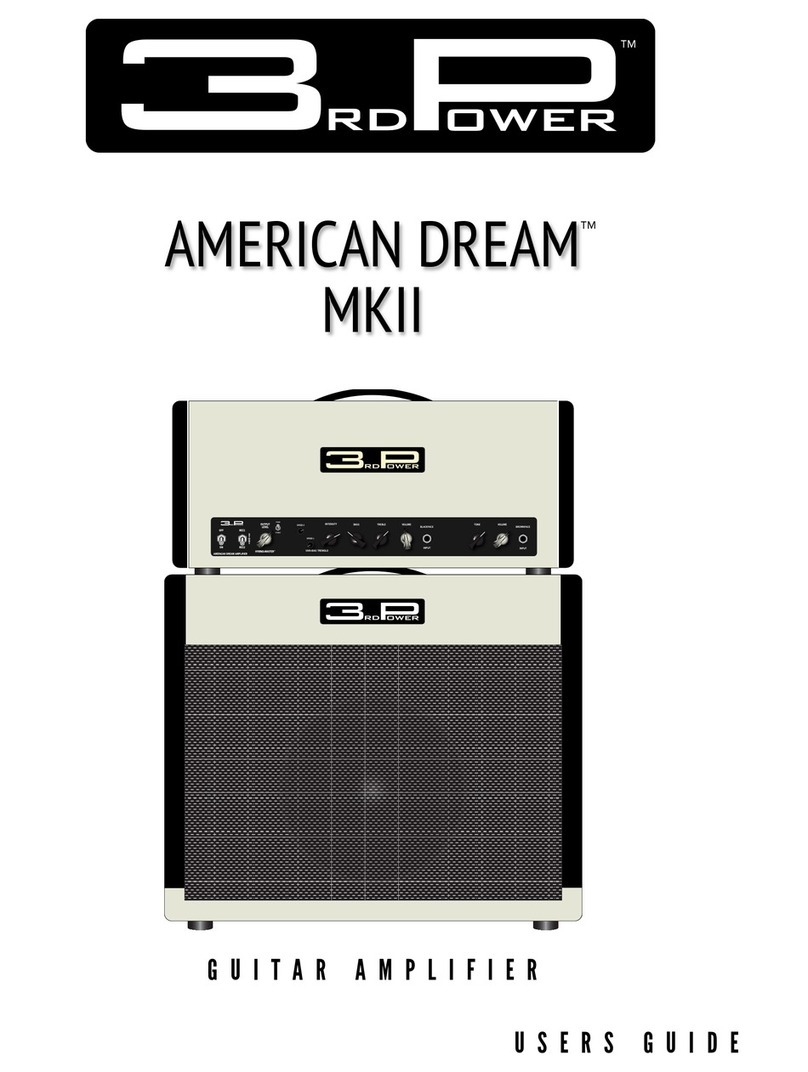 3rd Power AMERICAN DREAM MKII user guide