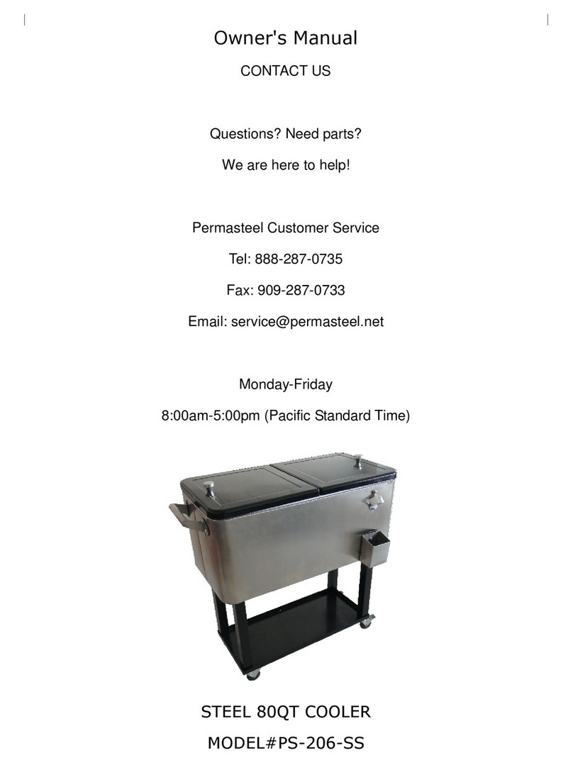 PERMASTEEL PS-206-SS owner's manual