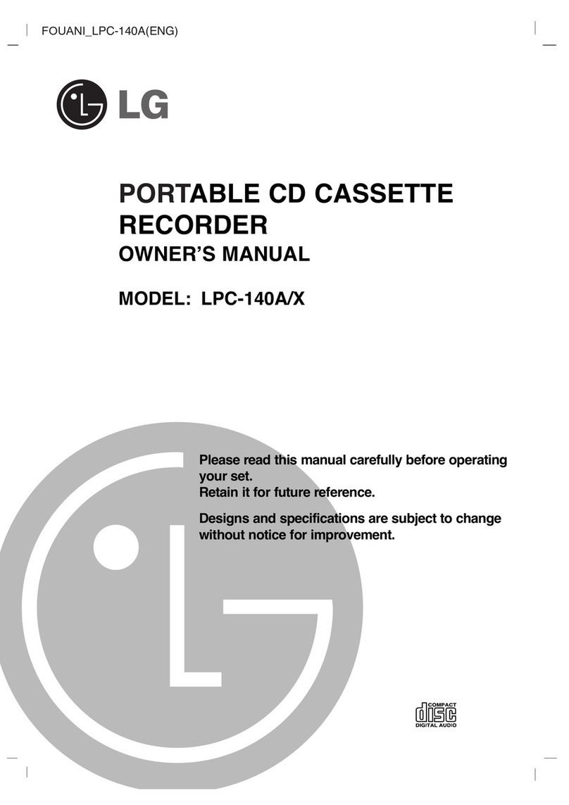 LG LPC-140A User manual