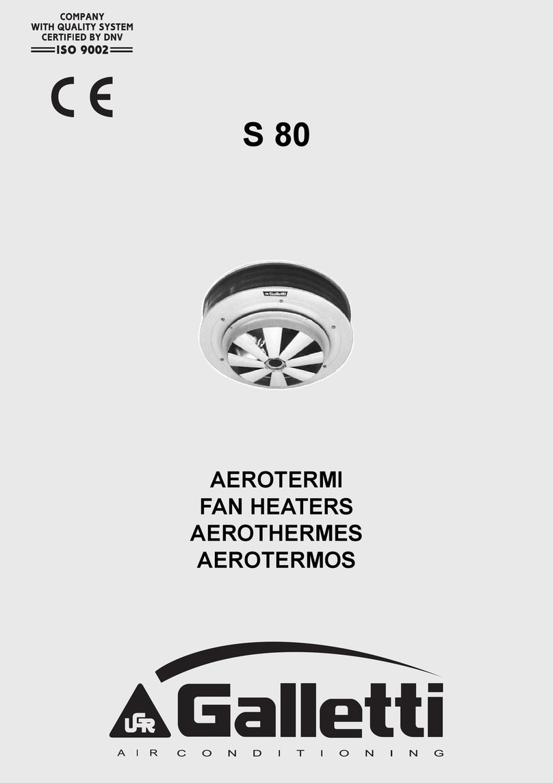 Galletti S 80 Series User manual