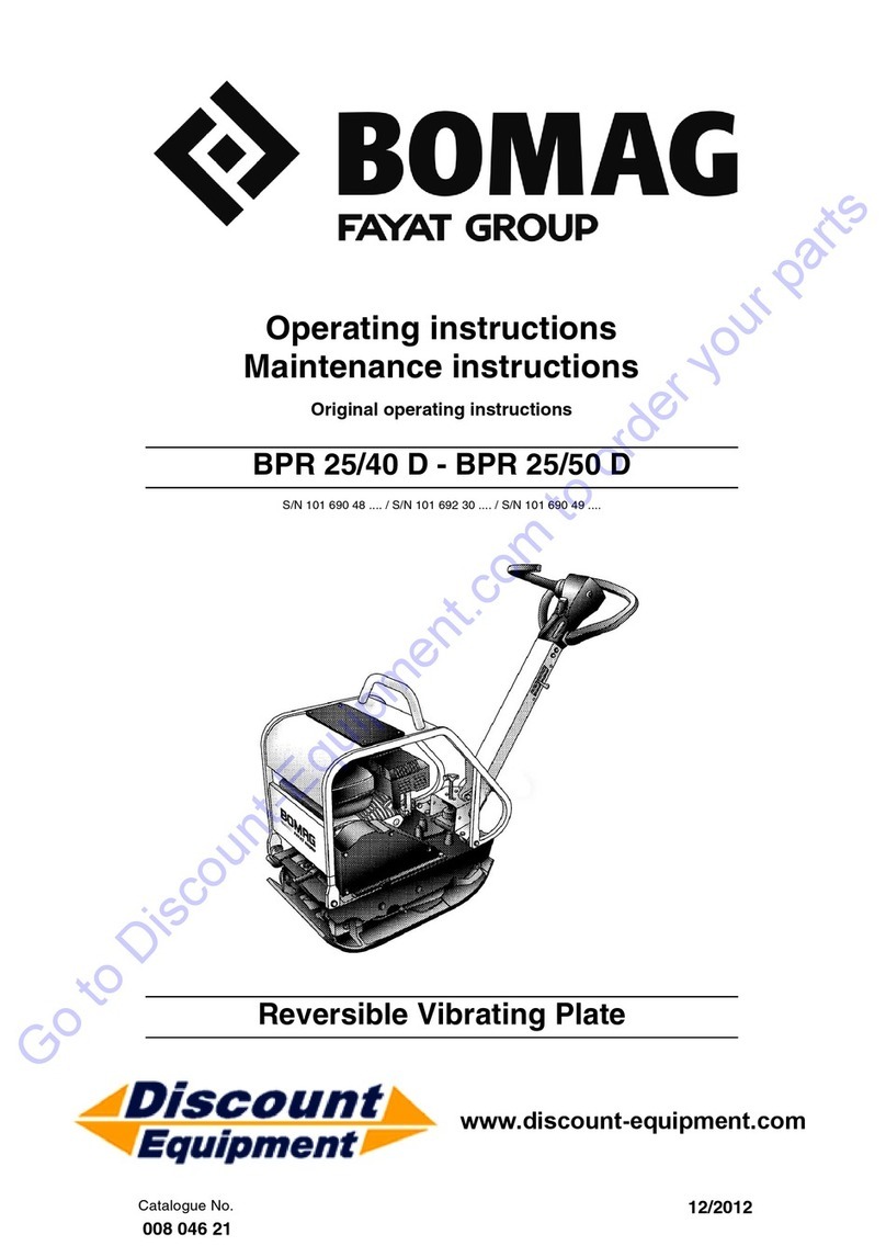 Fayat BOMAG BPR 25/40 D operating instructions