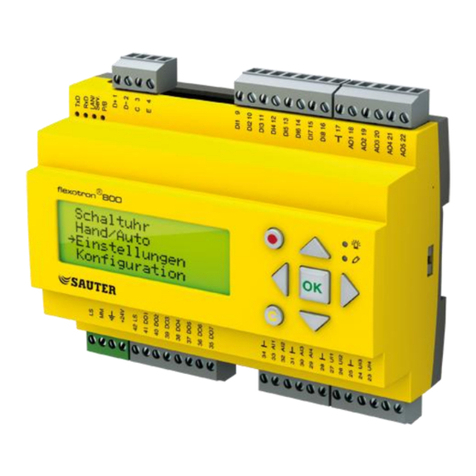 sauter flexotron 800 Series User manual
