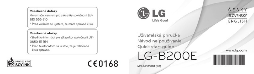 LG LG-B200E User manual
