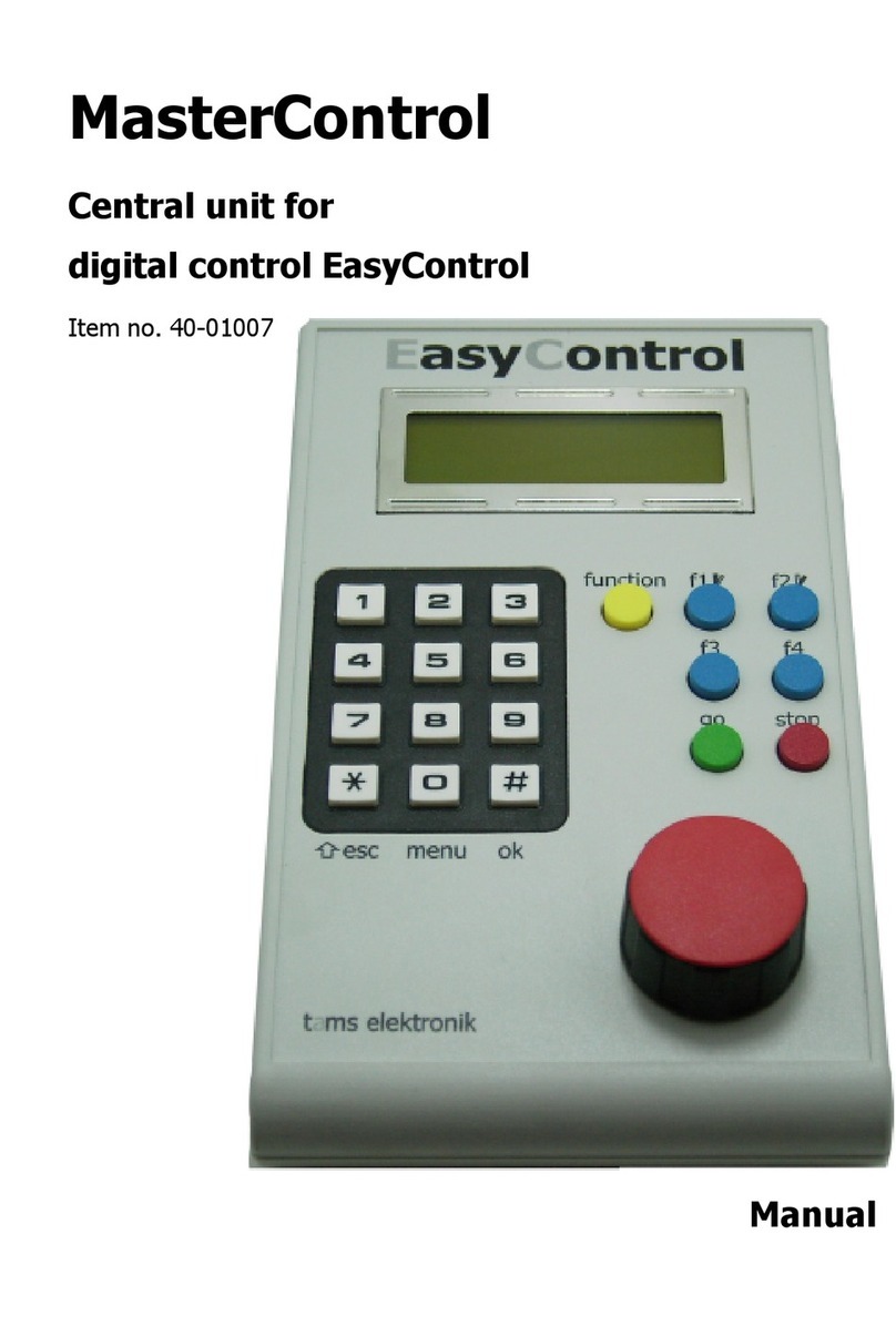 TAMS MasterControl 40-01007 manual