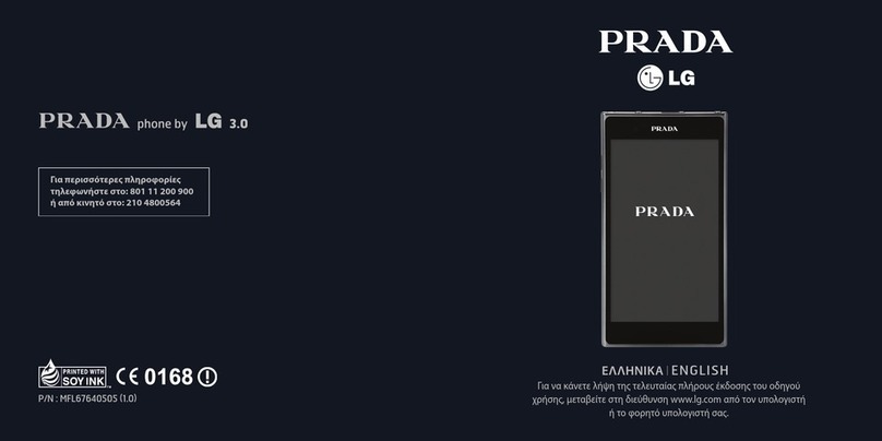 LG P940 Prada User manual