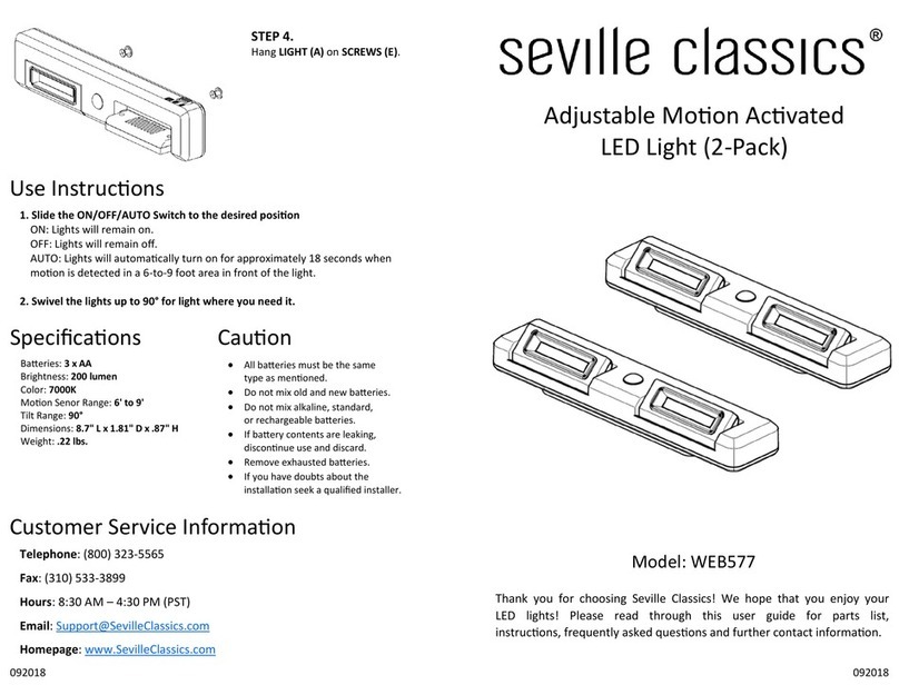 Seville Classics WEB577 manual