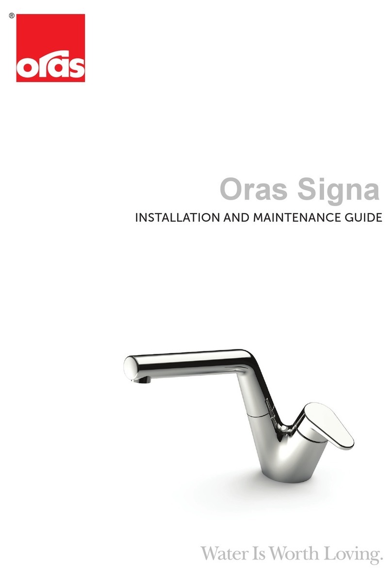 Oras Signa Installation and maintenance guide Oras Signa Installation and maintenance guide