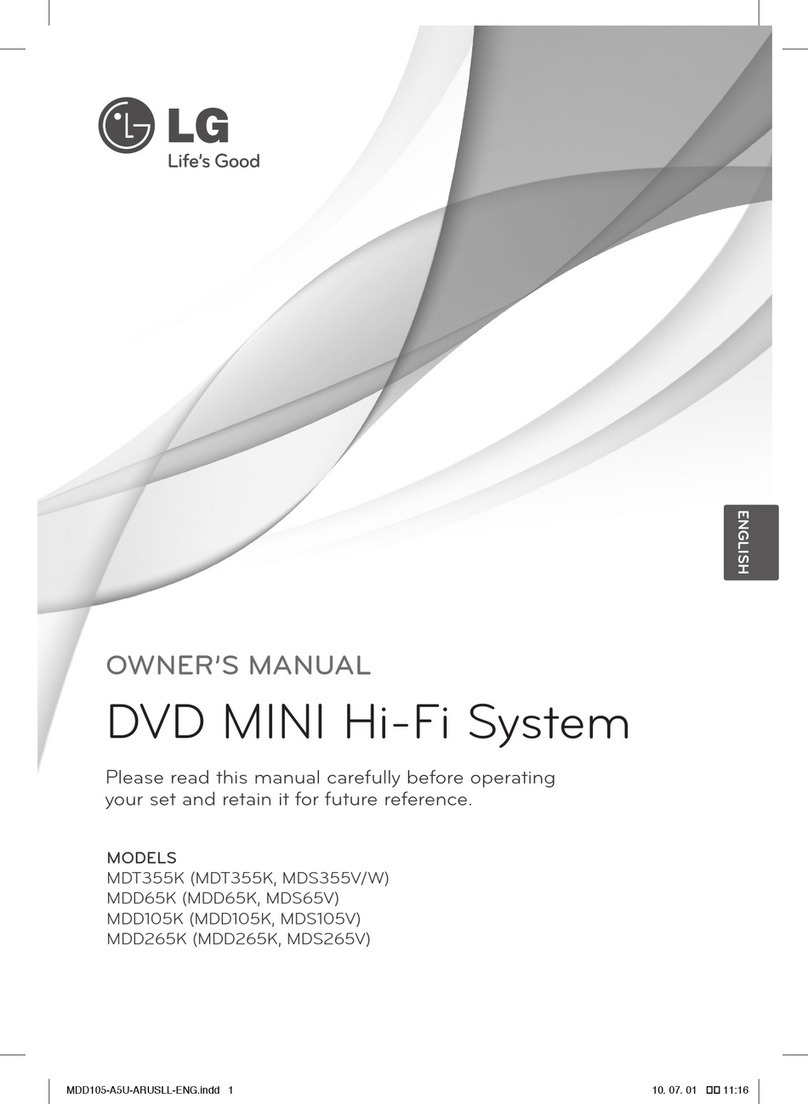 LG MDT355K owner's manual