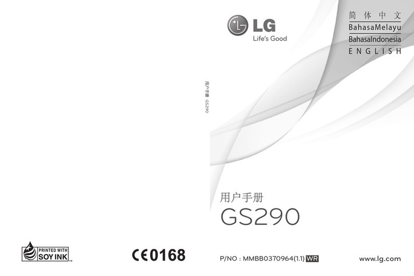LG GS290 User manual