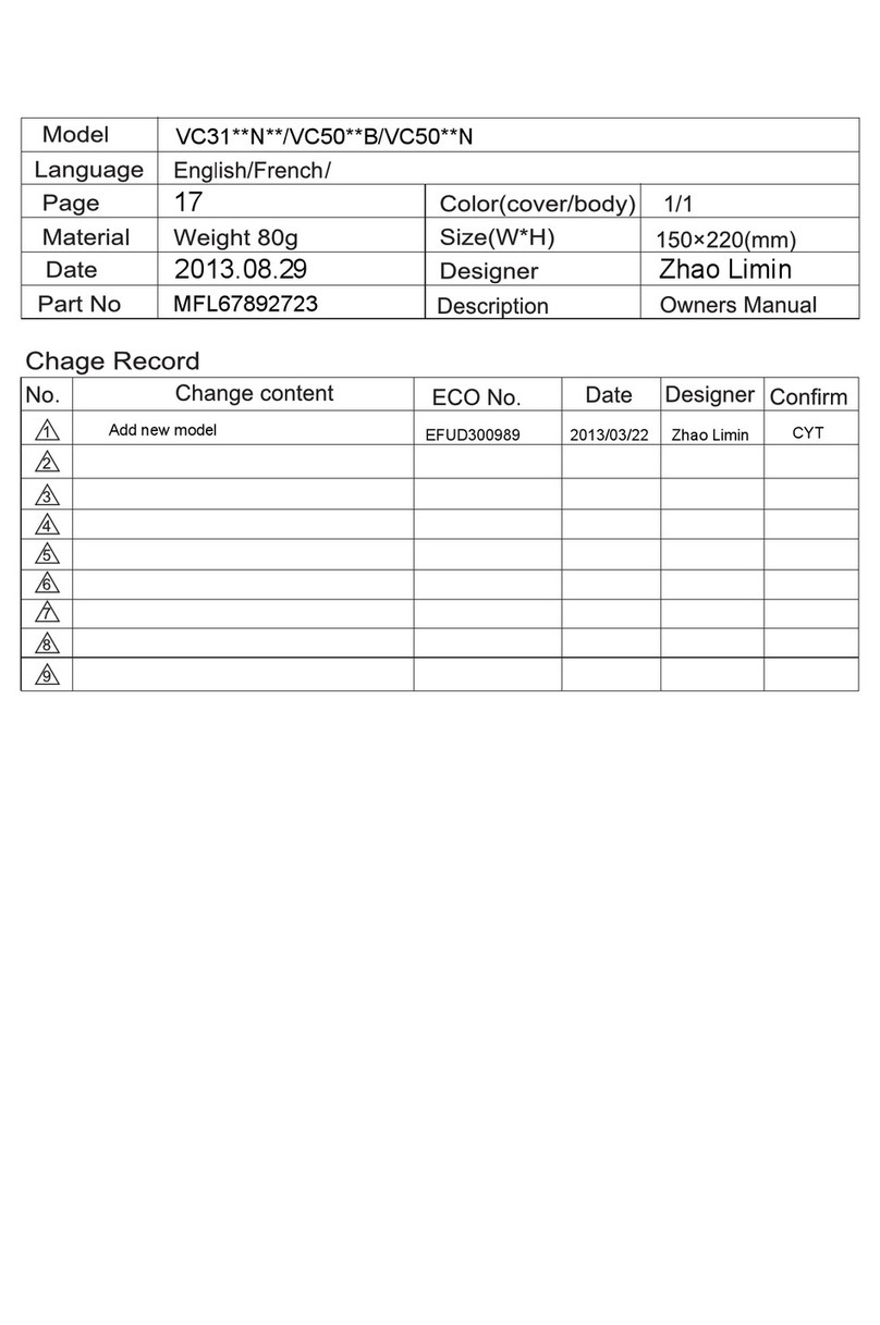 LG VC23 Series owner's manual