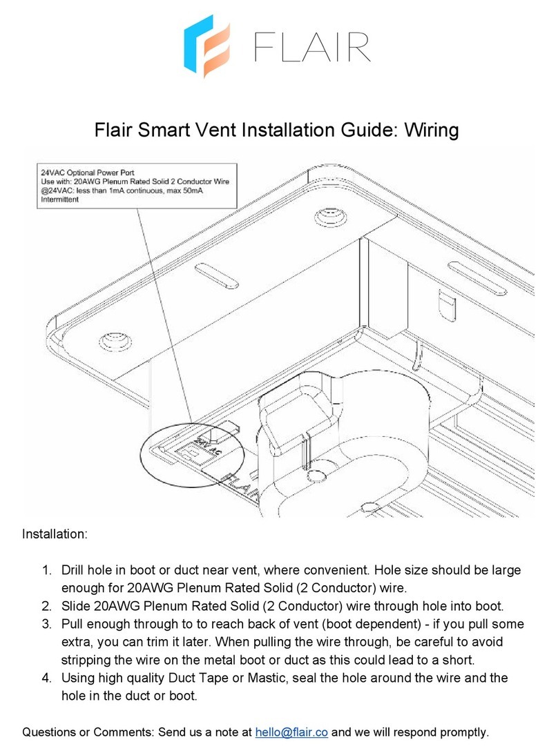 Flair Smart Vent installation guide