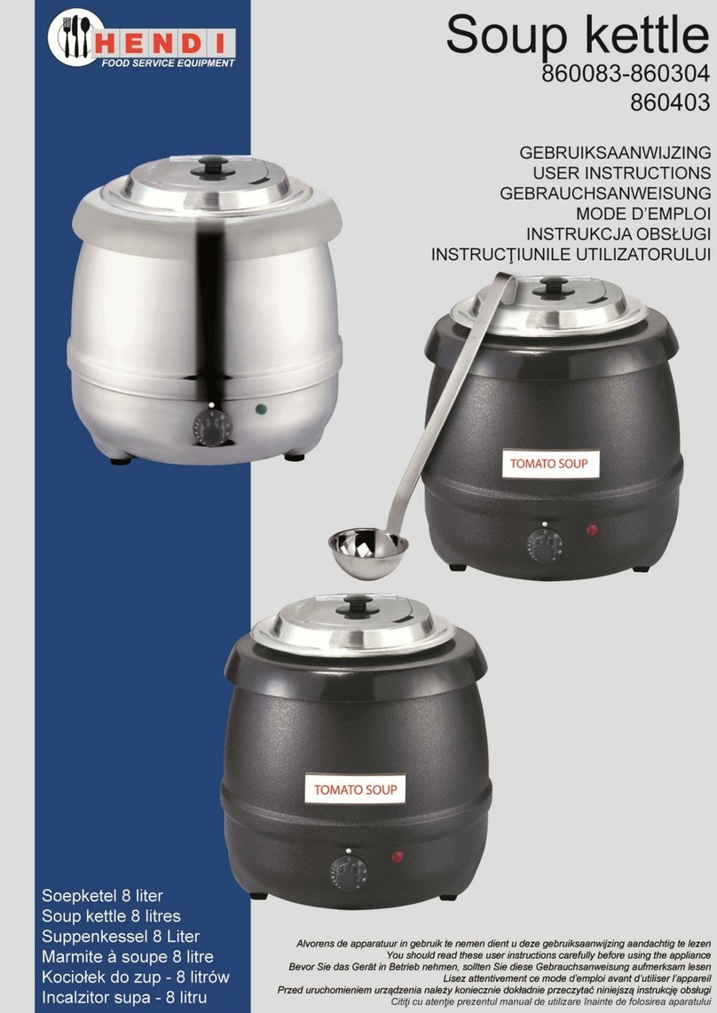 Hendi 860083 User instructions