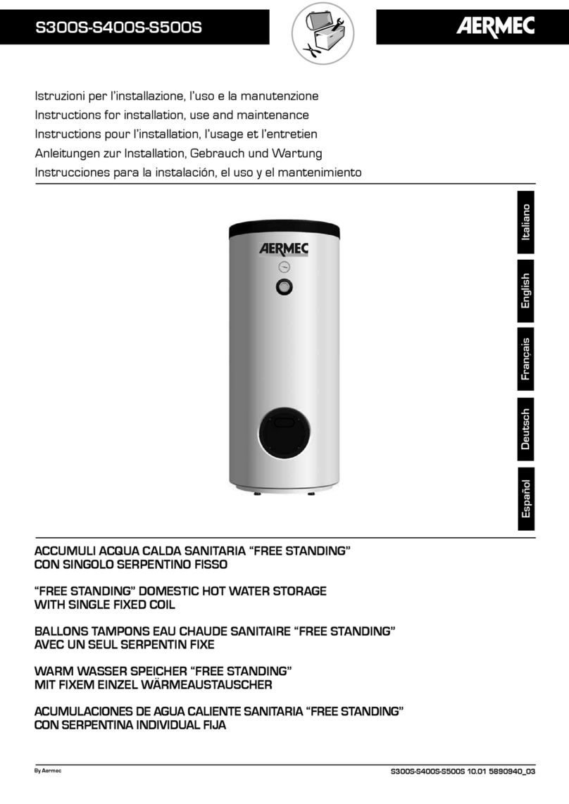 AERMEC S300S Instructions for installation, use and maintenance AERMEC S300S Instructions for installation, use and maintenance