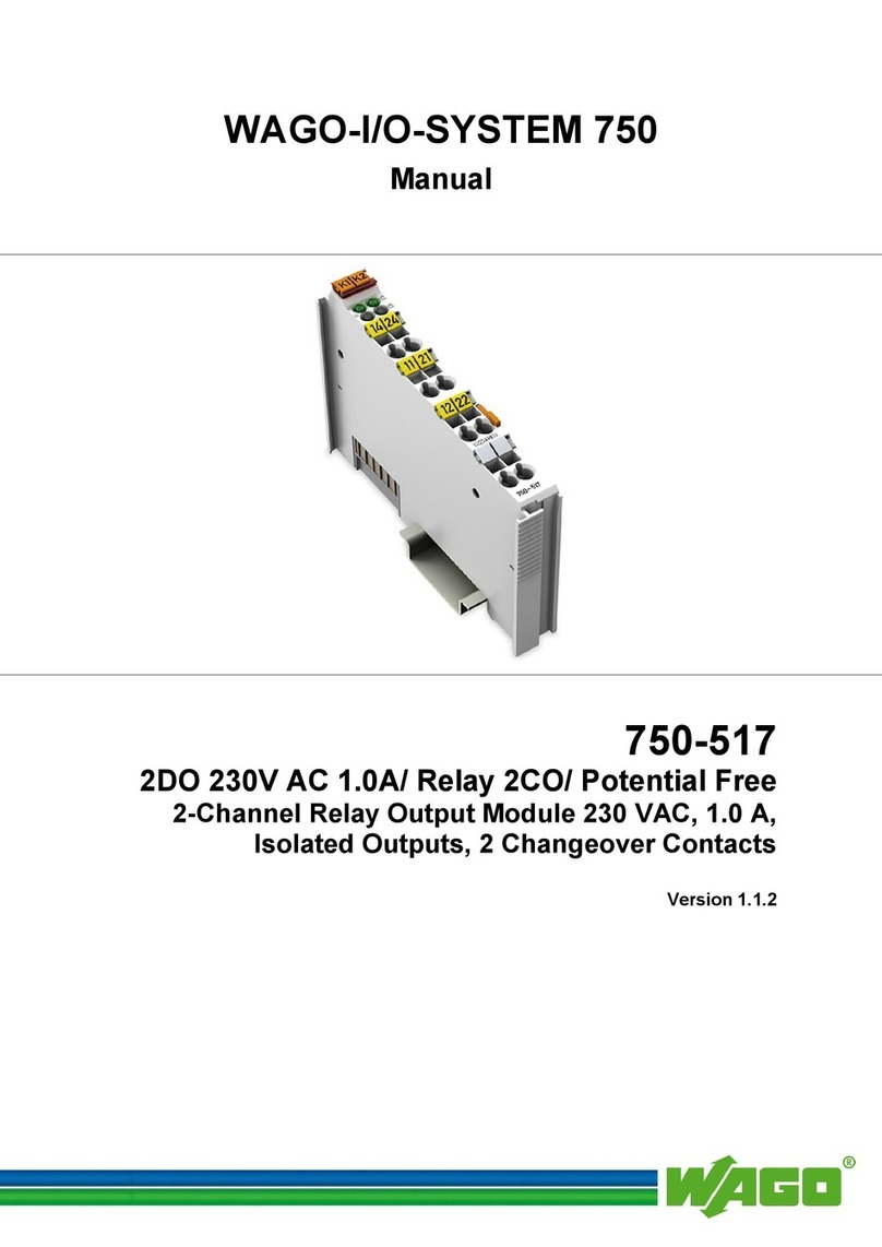 WAGO I/O-SYSTEM 750-517 manual