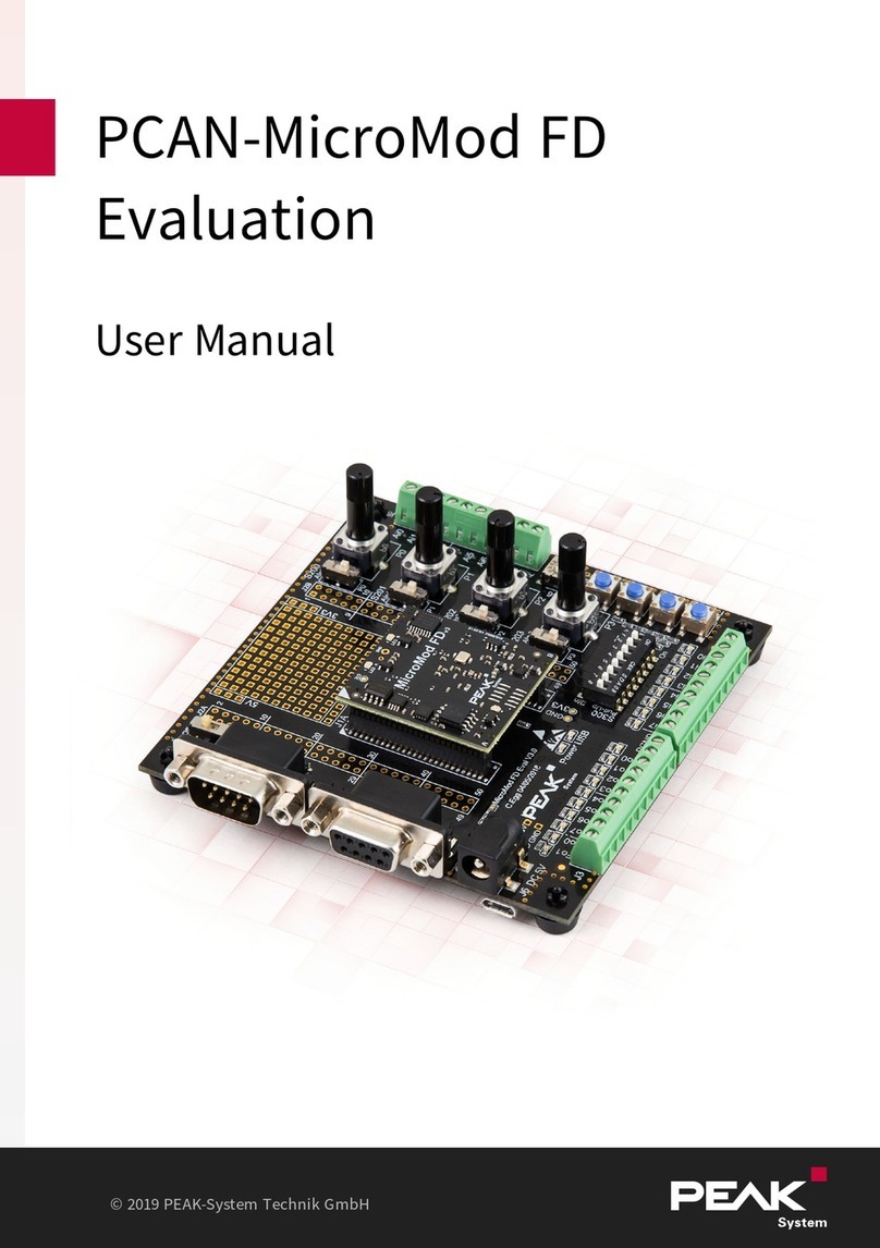 Peak PCAN-MicroMod FD user manual