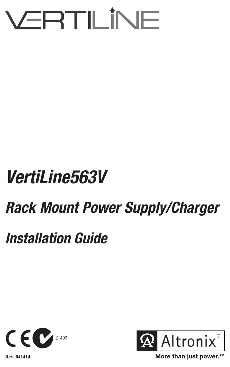 Altronix VertiLine563V User manual