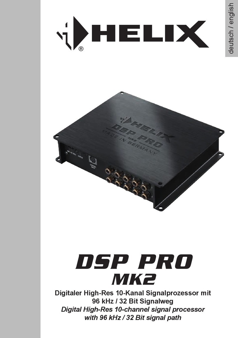HELIX DSP PRO MK2 User manual