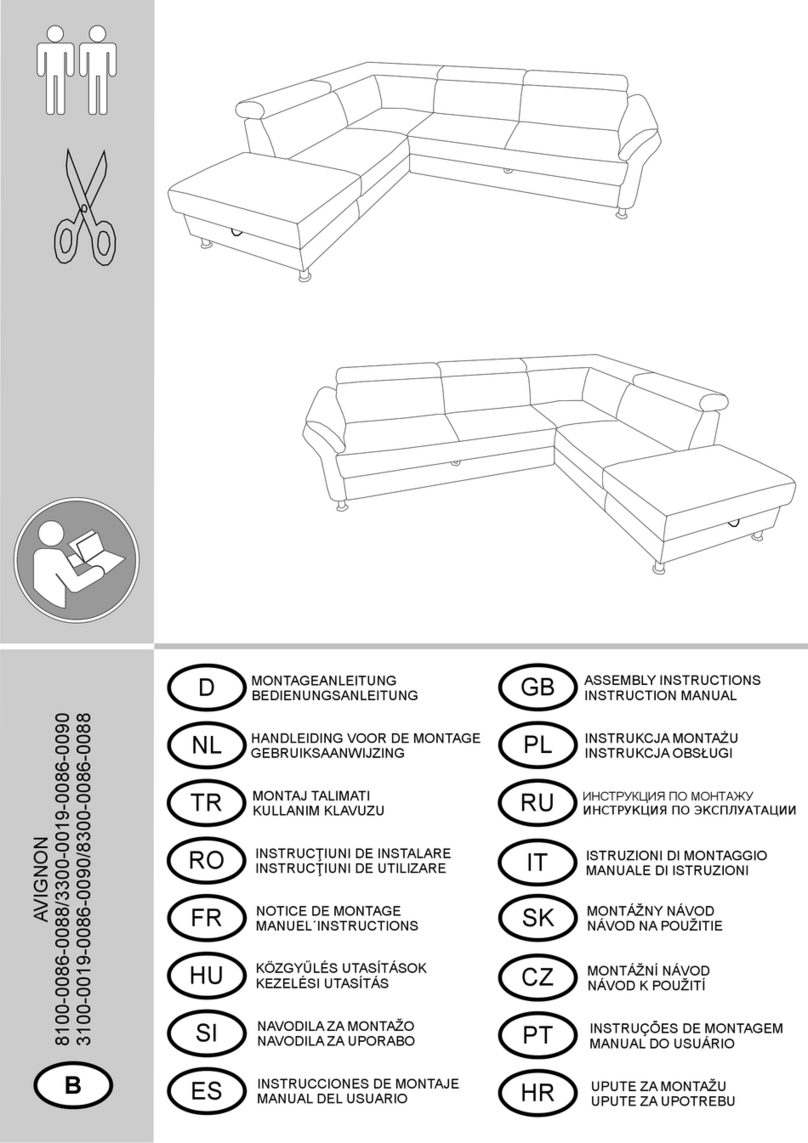 AVIGNON 8100-0086-0088 Assembly instructions