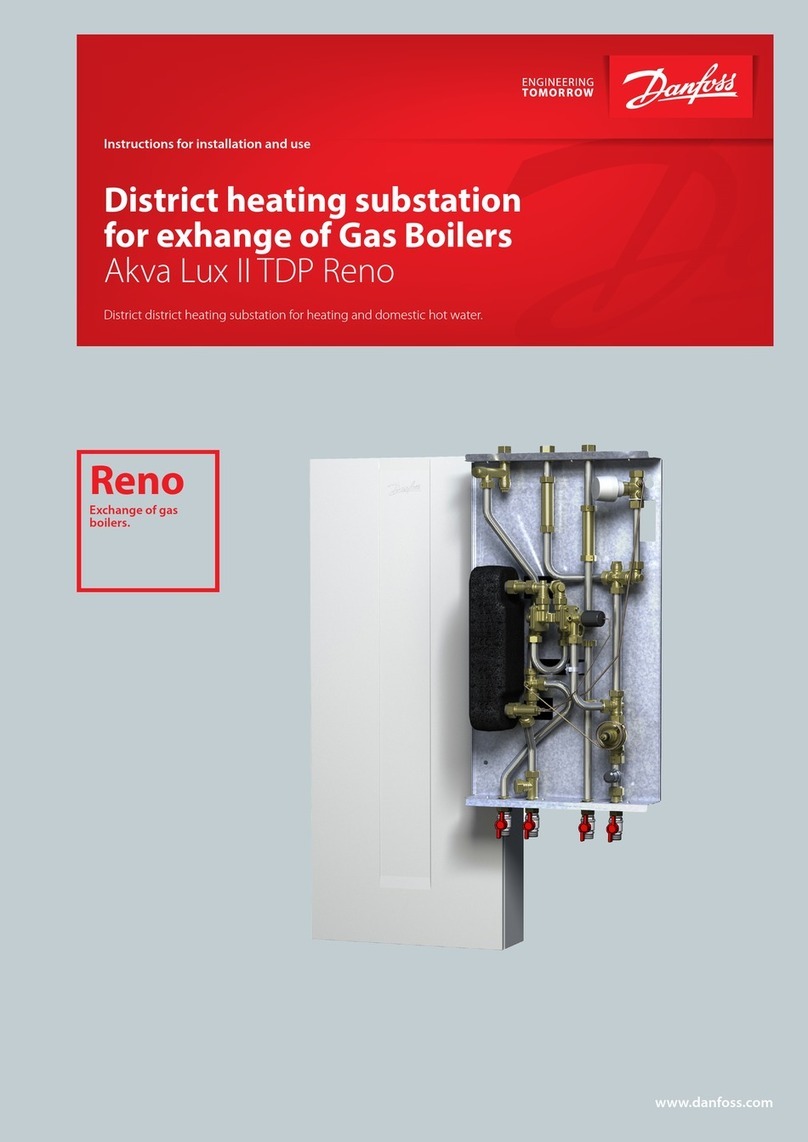 Danfoss Akva Lux II TDP Reno Instructions for installation and use