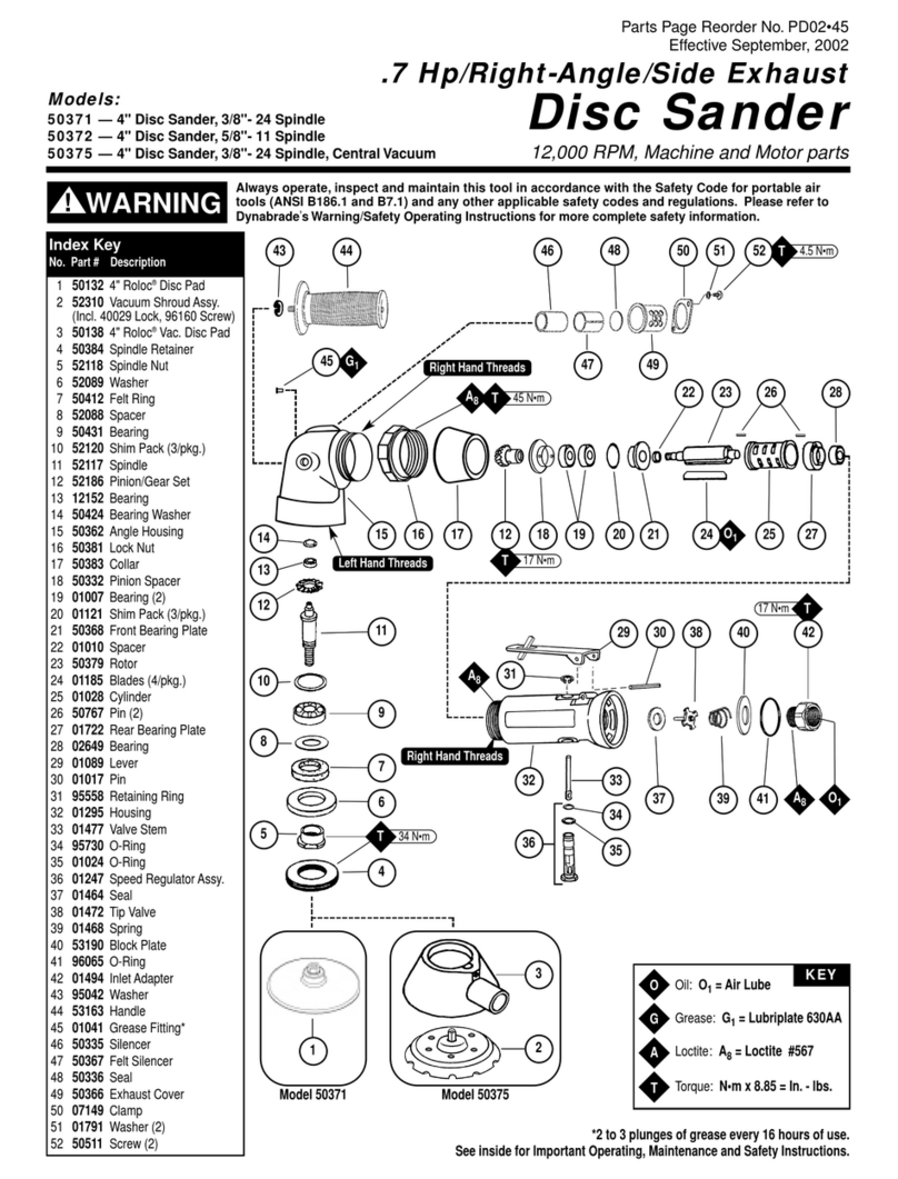 Dynabrade 50371 Installation instructions