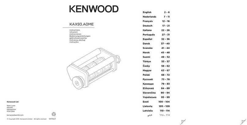 Kenwood KAX93.A0ME User manual