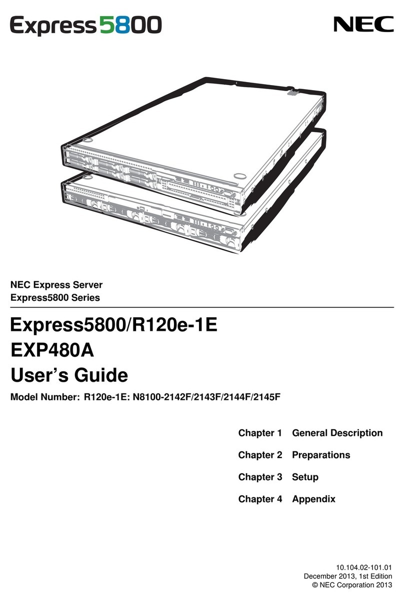 NEC NEC Express5800 Series User manual