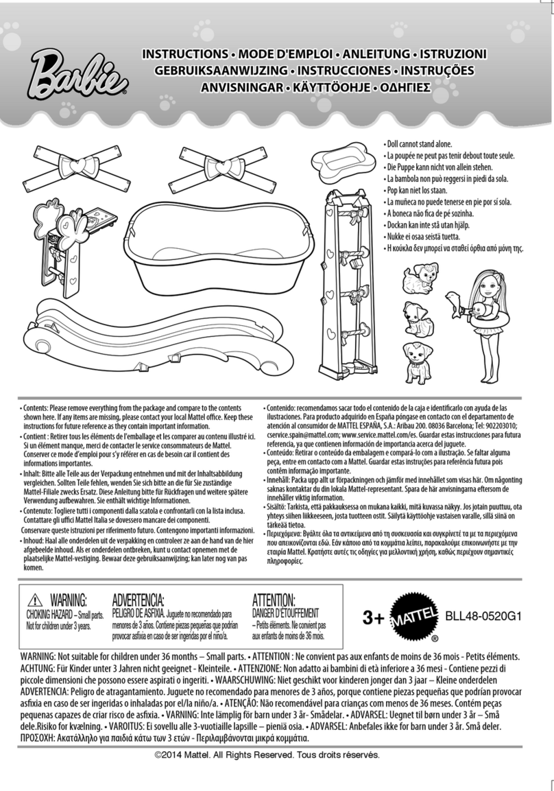 Mattel Barbie BLL48 User manual