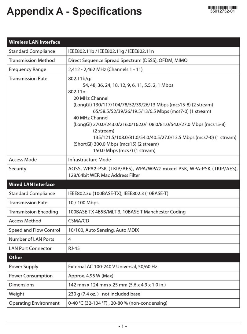 Buffalo AirStation NFINITI High Power WHR-300HP User manual