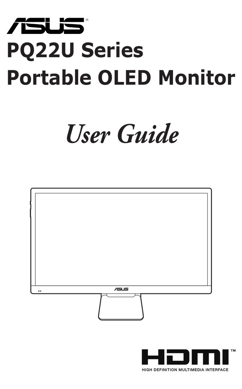 Asus PQ22U Series User manual Asus PQ22U Series User manual
