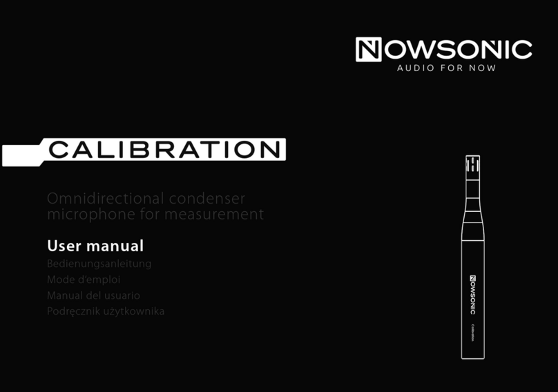 Nowsonic CALIBRATION user manual