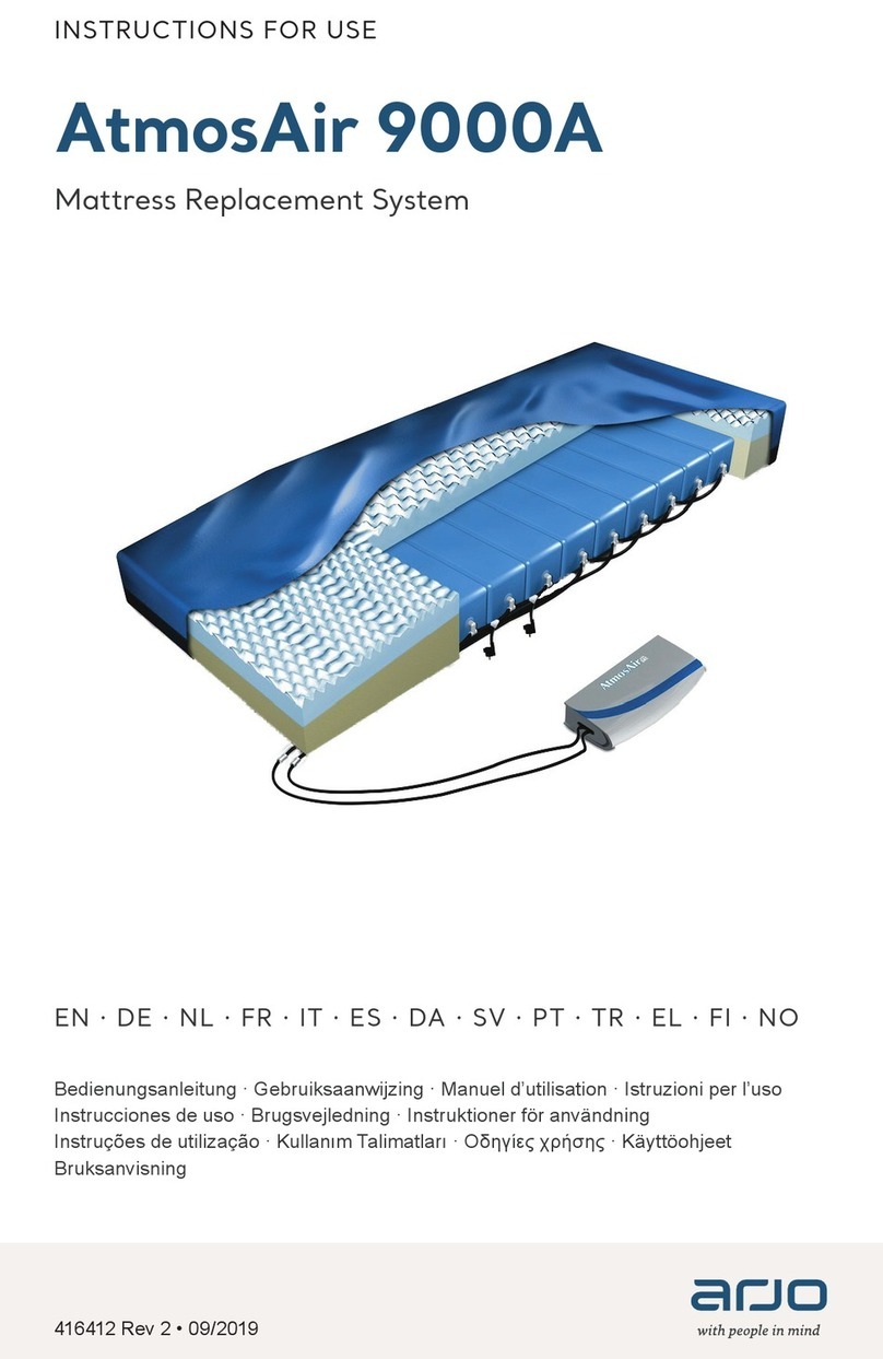 Arjo AtmosAir 9000A User manual