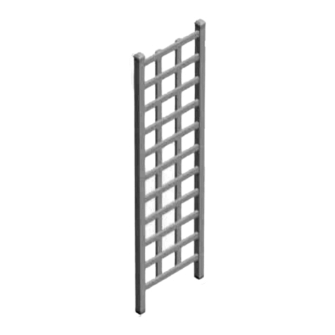 Dura Trel 11190 Elmwood Trellis User manual