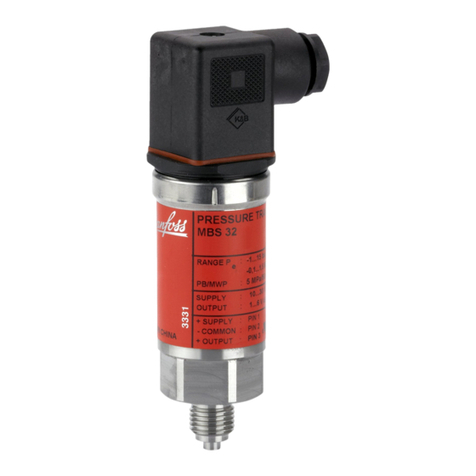 Danfoss MBS 32R User manual