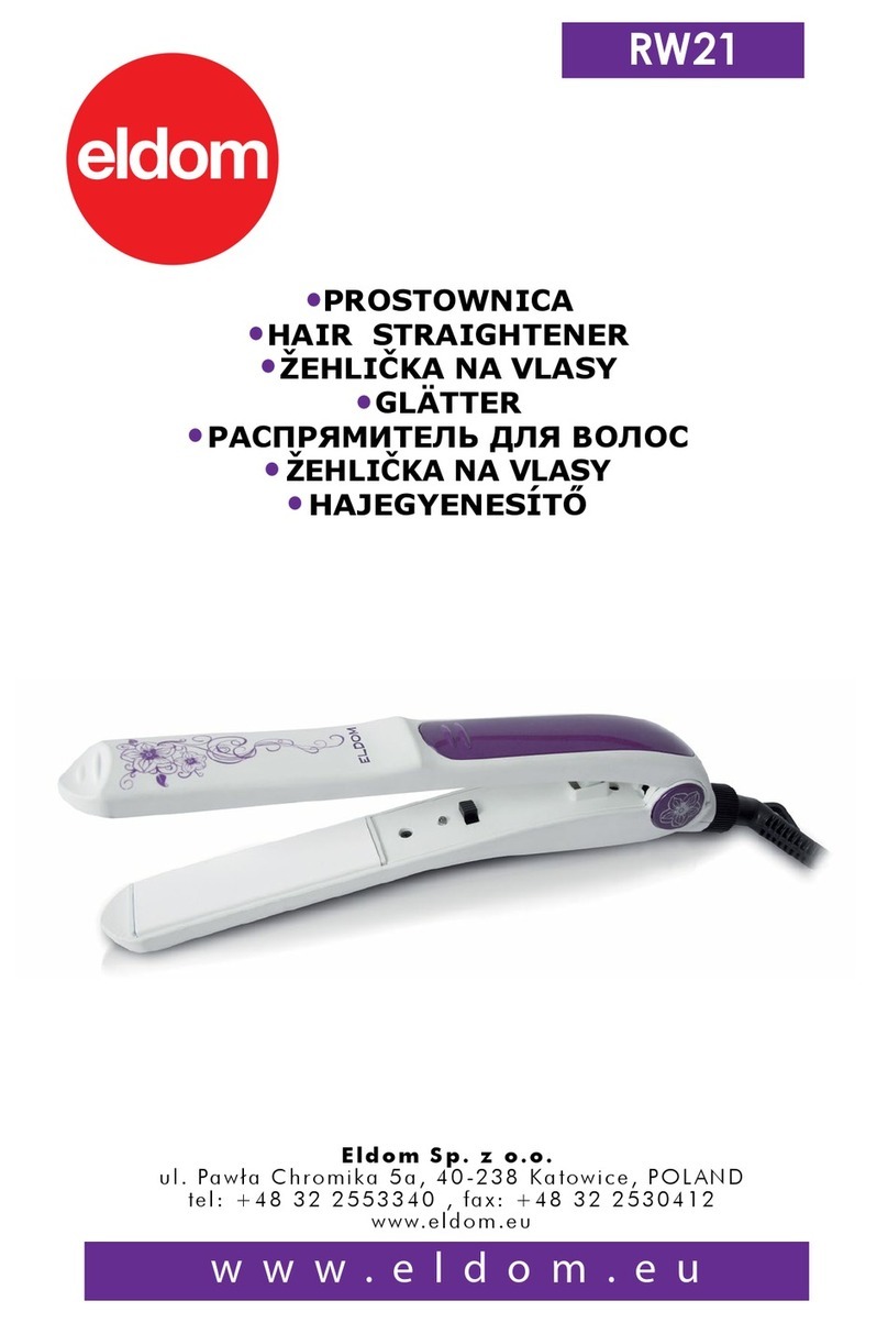 Eldom RW21 User manual