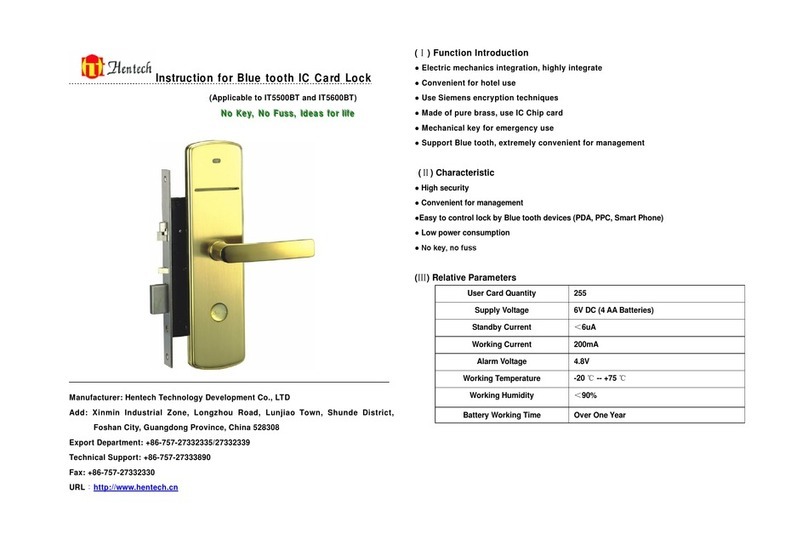 hentech IT5500BT Instruction