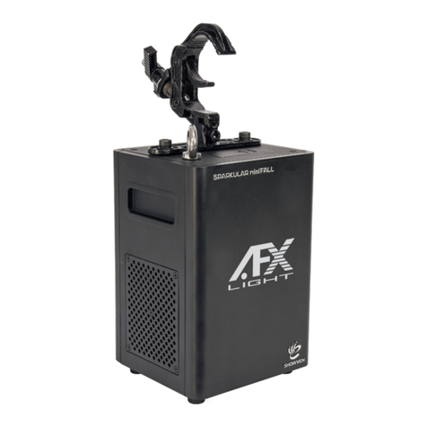 afx light SPARKULAR-MINI-FALL User manual