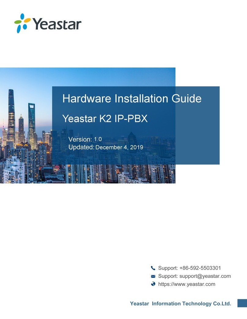 Yeastar Technology K2 VoIP PBX Manual