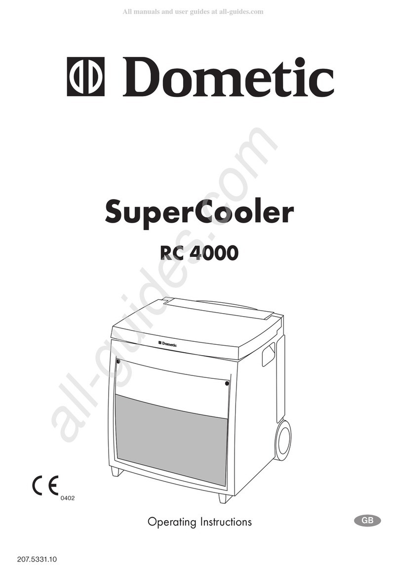 Dometic SUPERCOOLER RC 4000 User manual
