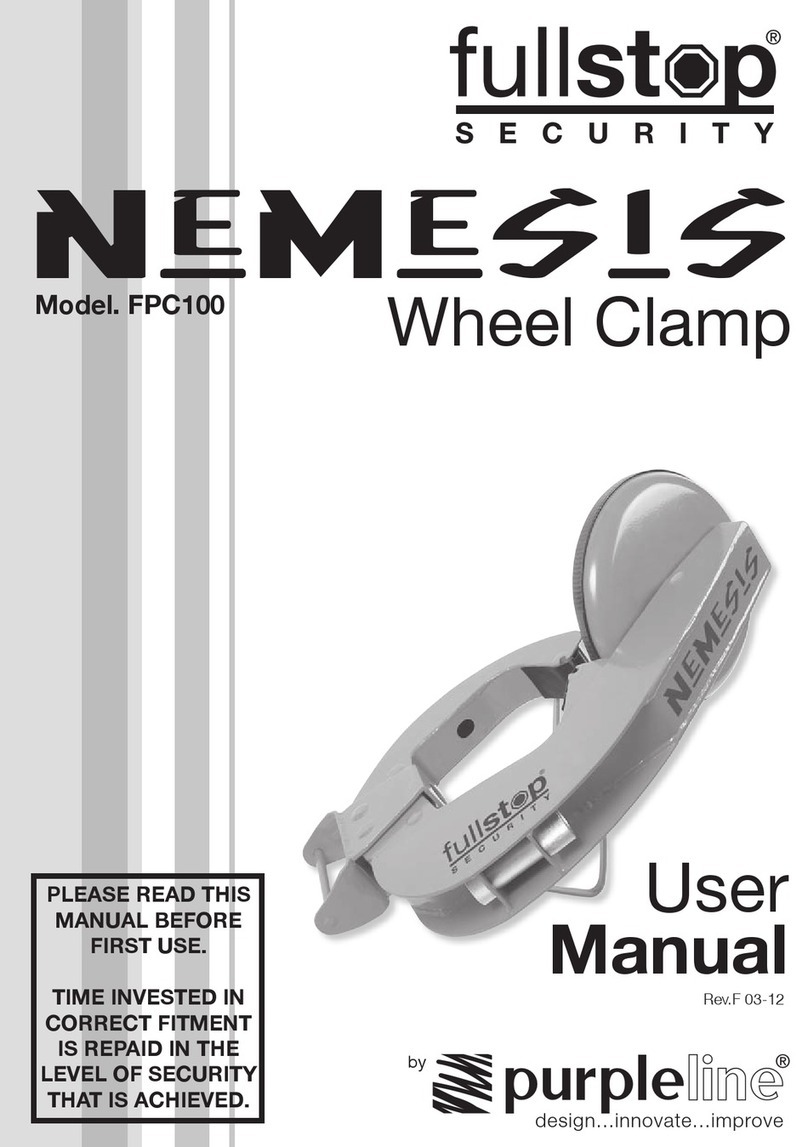 Purpleline fullstop security NEMESIS FPC100 User manual
