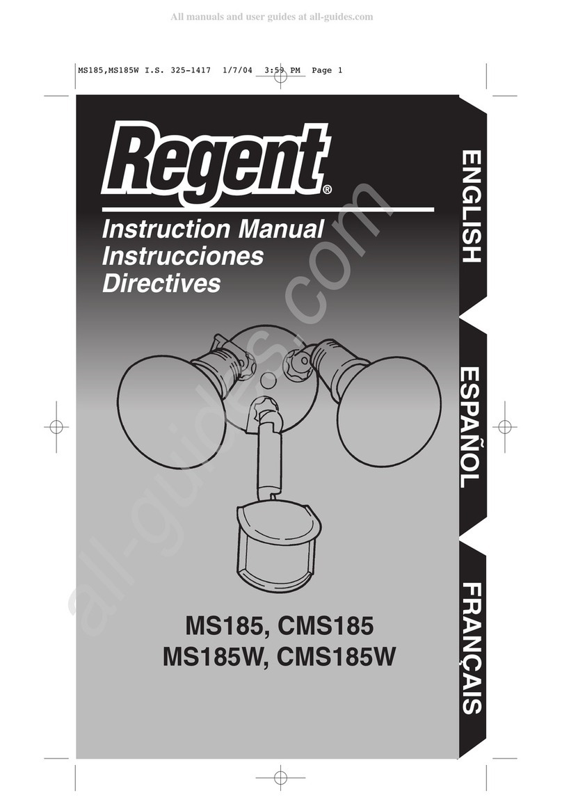 Regent MS185 instruction manual