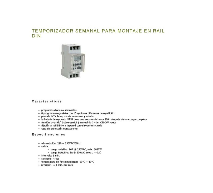 Perel E305DIN1 User manual