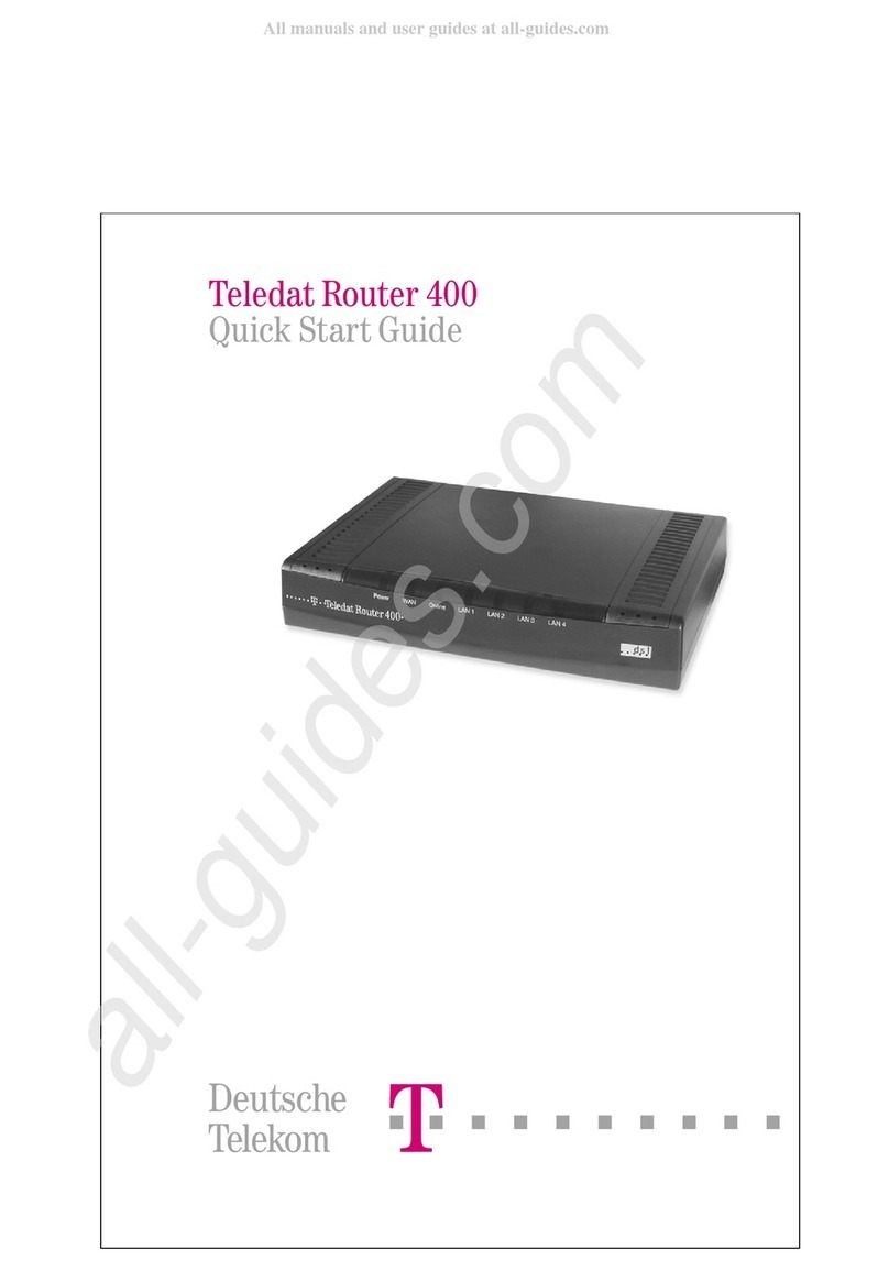 Deutsche Telekom Teledat 400 quick start guide