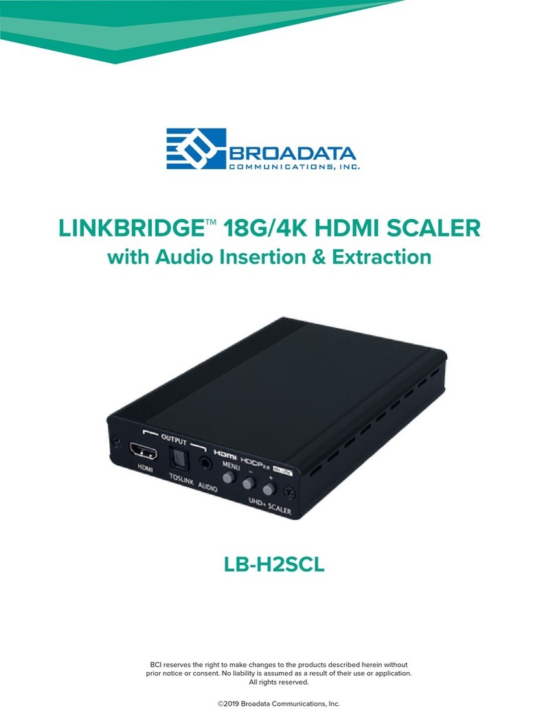 Broadata LINKBRIDGE LB-H2SCL User manual