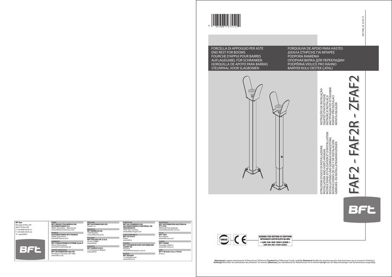 BFT FAF2 User manual