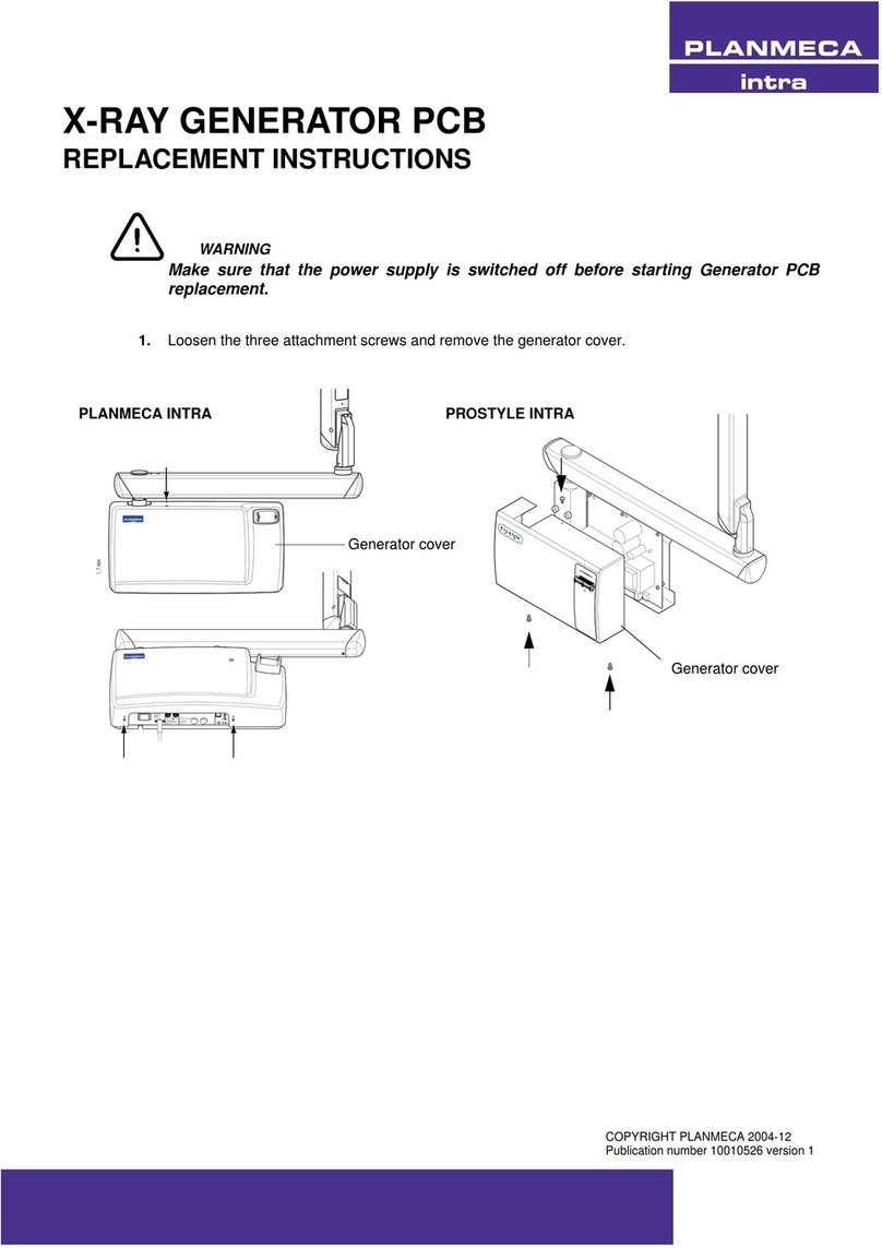 Planmeca X-RAY GENERATOR PCB Guide